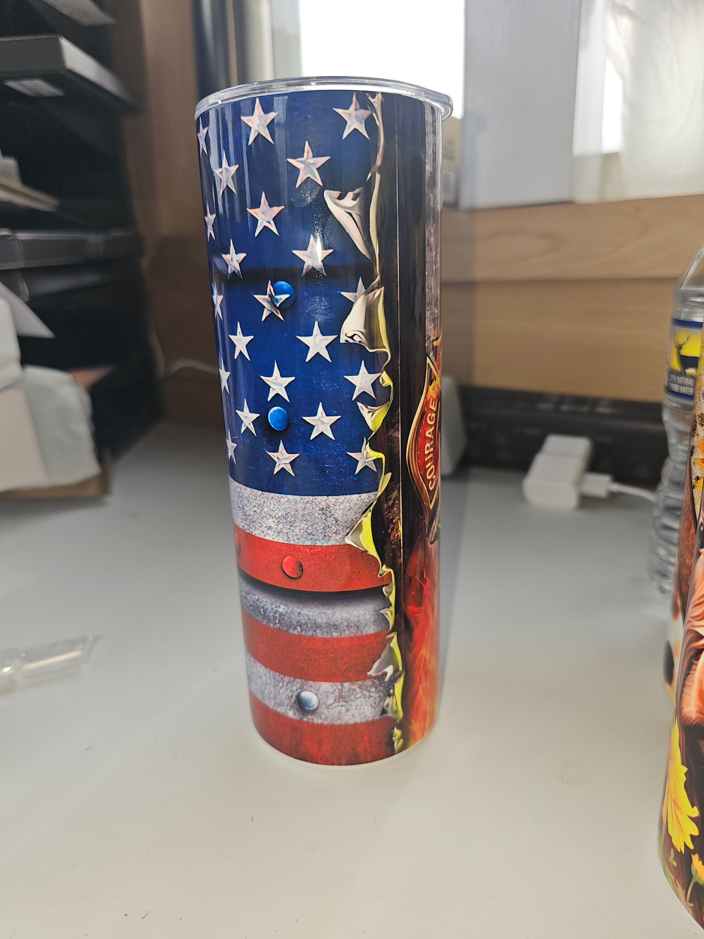 Fire Fighter Flag 20oz