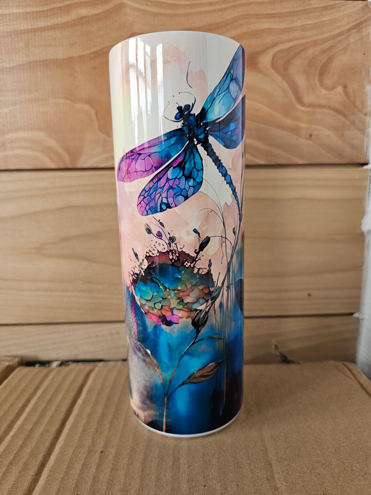 Dragonfly Watercolor 20oz
