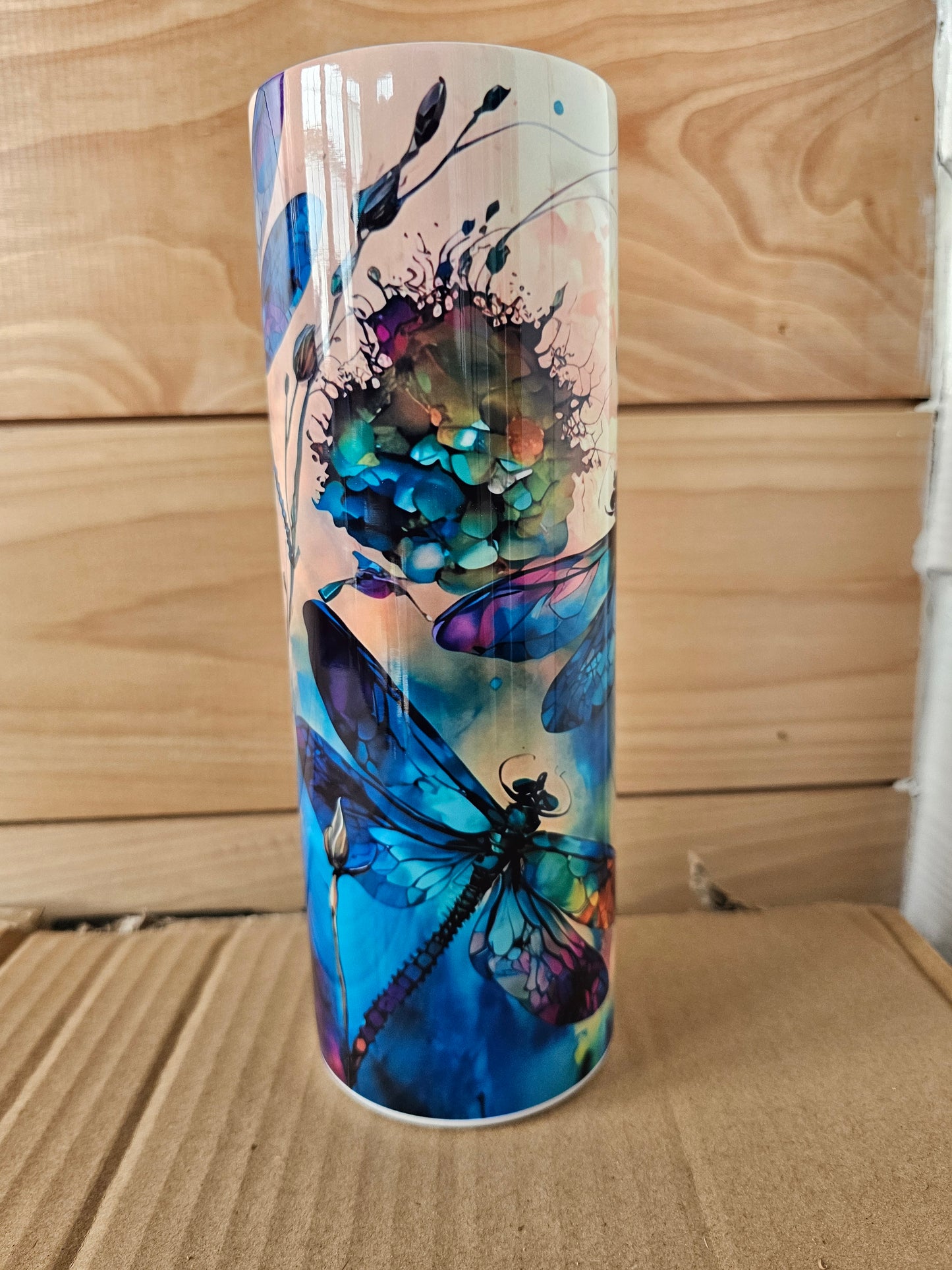 Dragonfly Watercolor 20oz