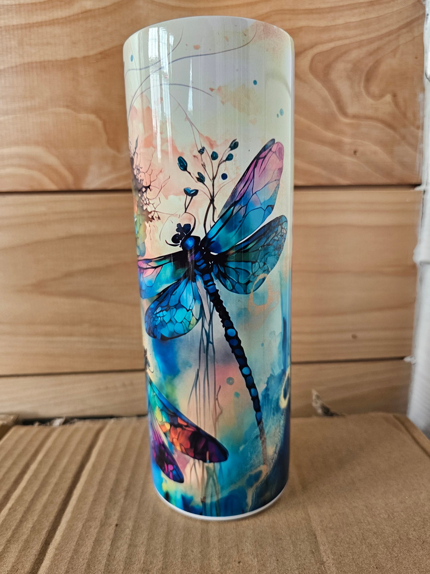 Dragonfly Watercolor 20oz