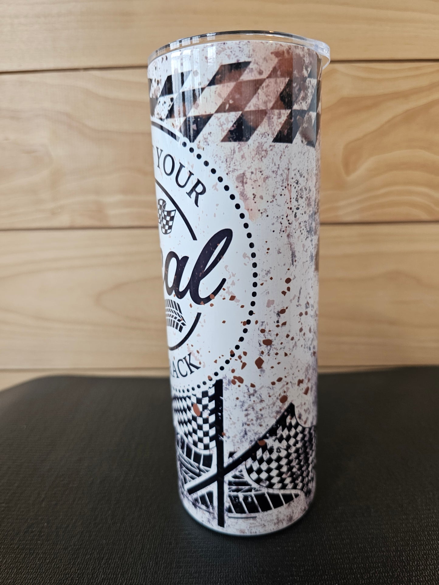 Support your local dirt track 20oz tumbler