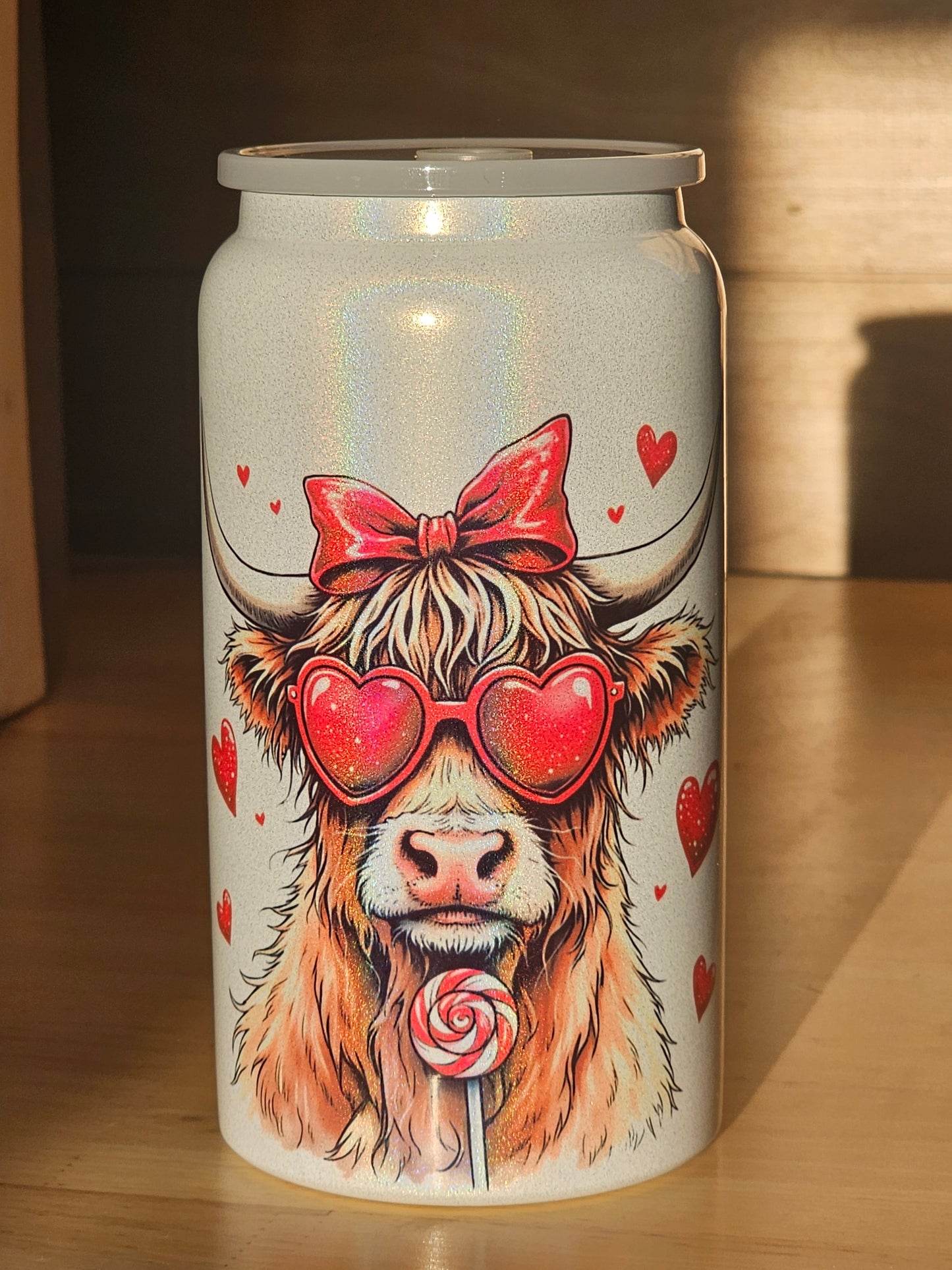Highland Hearts 16oz Libbey Tumbler