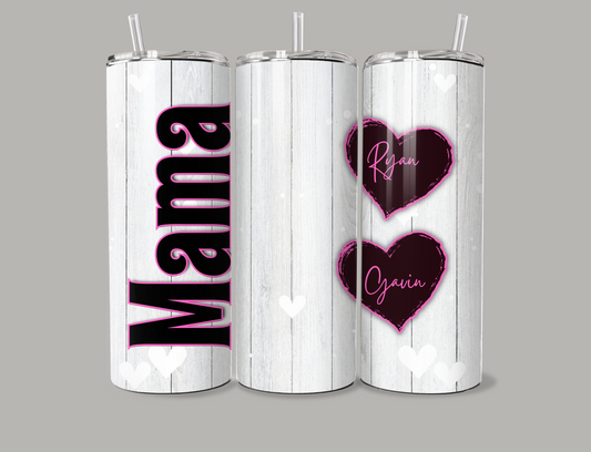 Mama Hearts Personalized