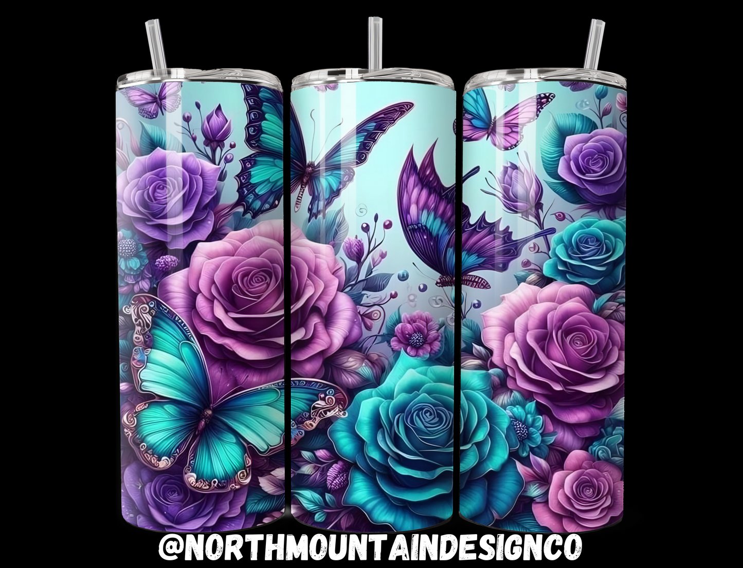 Butterflies & Rose's 20oz Insulated Tumbler