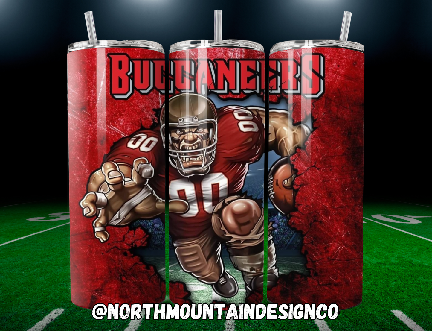 Football 20oz Insulated Tumblers