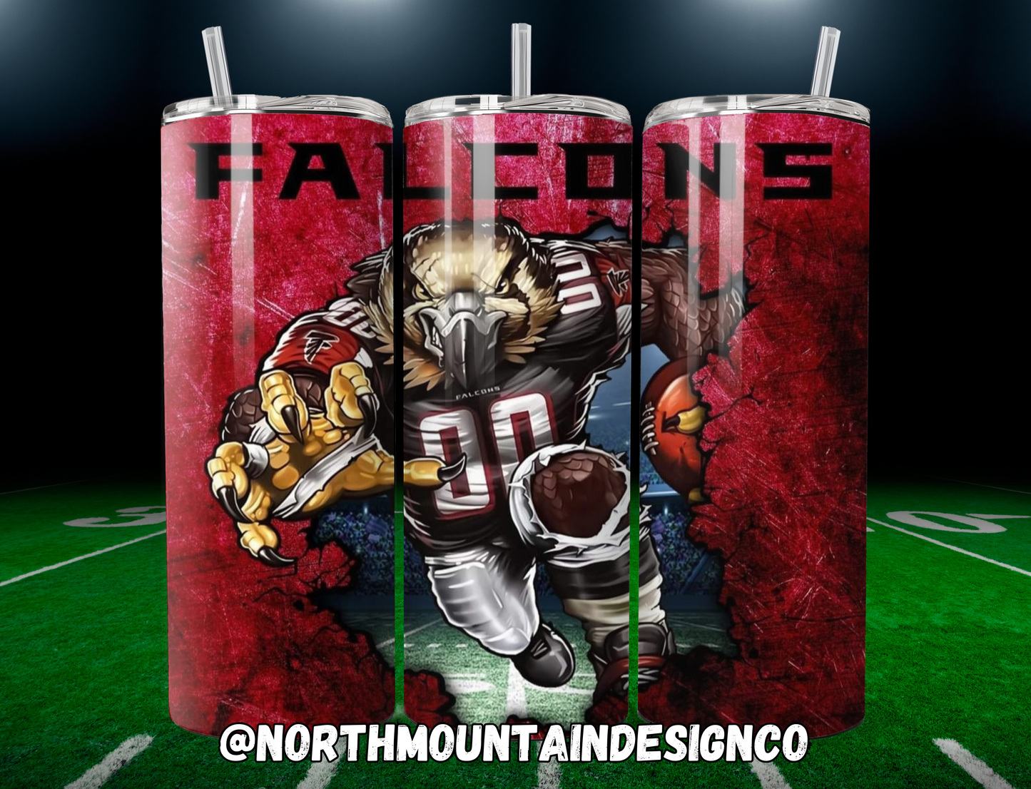 Football 20oz Insulated Tumblers