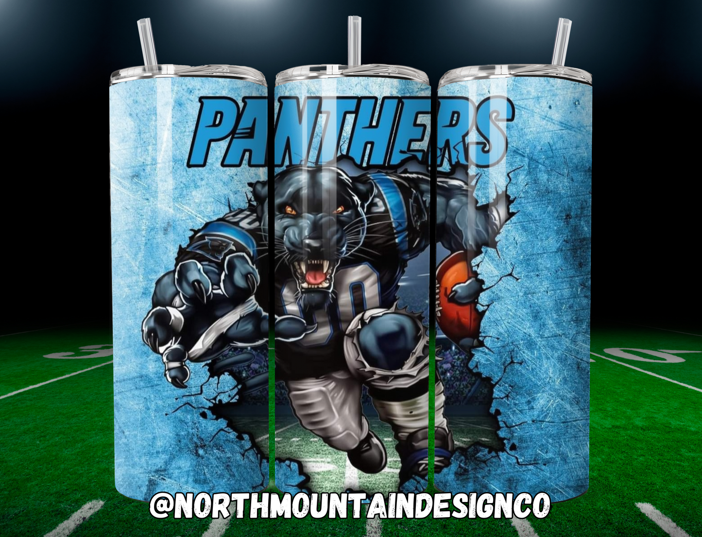 Football 20oz Insulated Tumblers