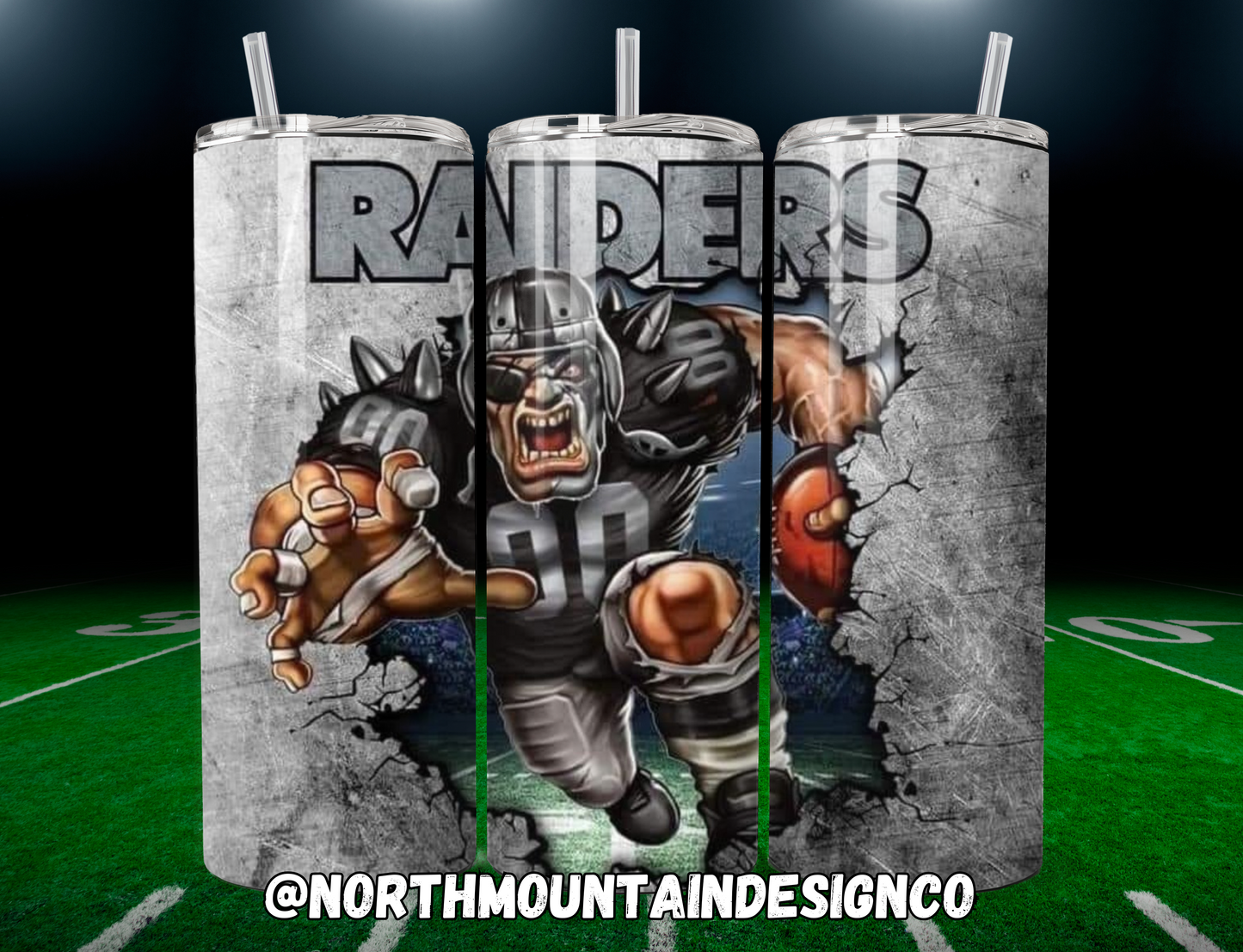 Football 20oz Insulated Tumblers