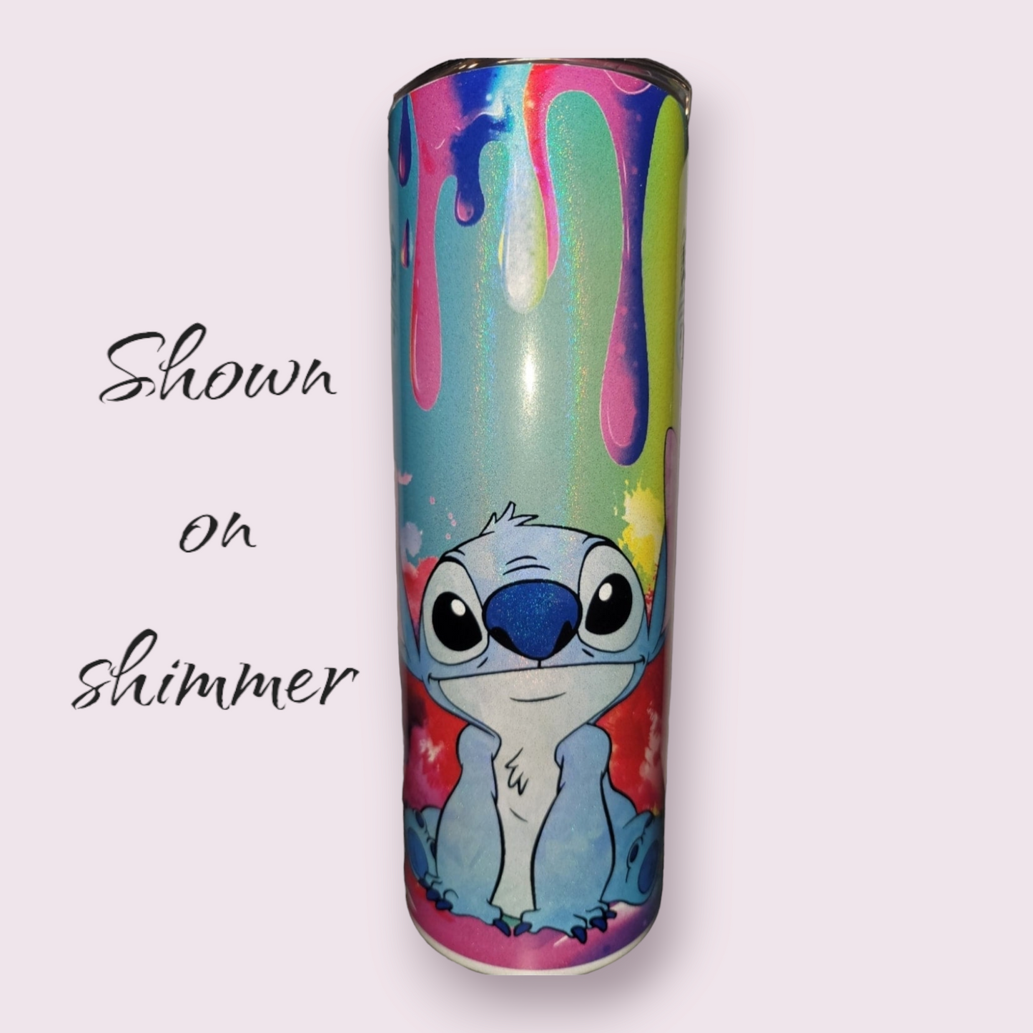 Little Blue Guy Neon Drip