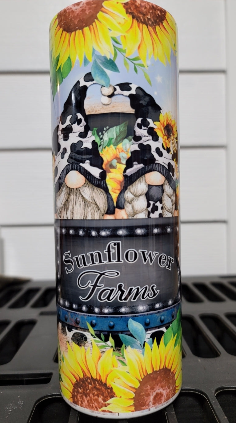 Country Gnome Sunflower 20oz Tumbler
