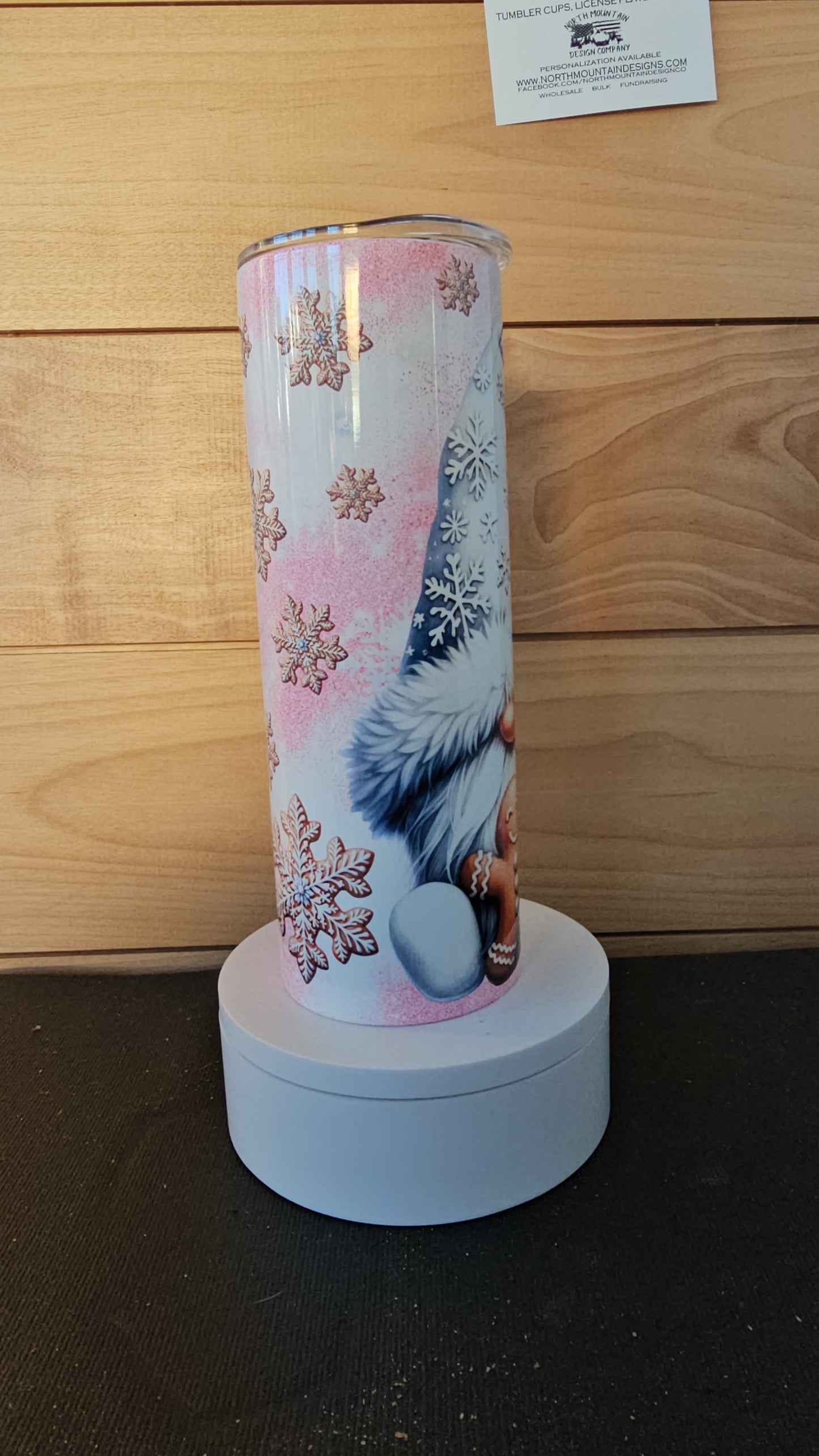 Gnome Gingerbread Cookie 20oz Tumbler