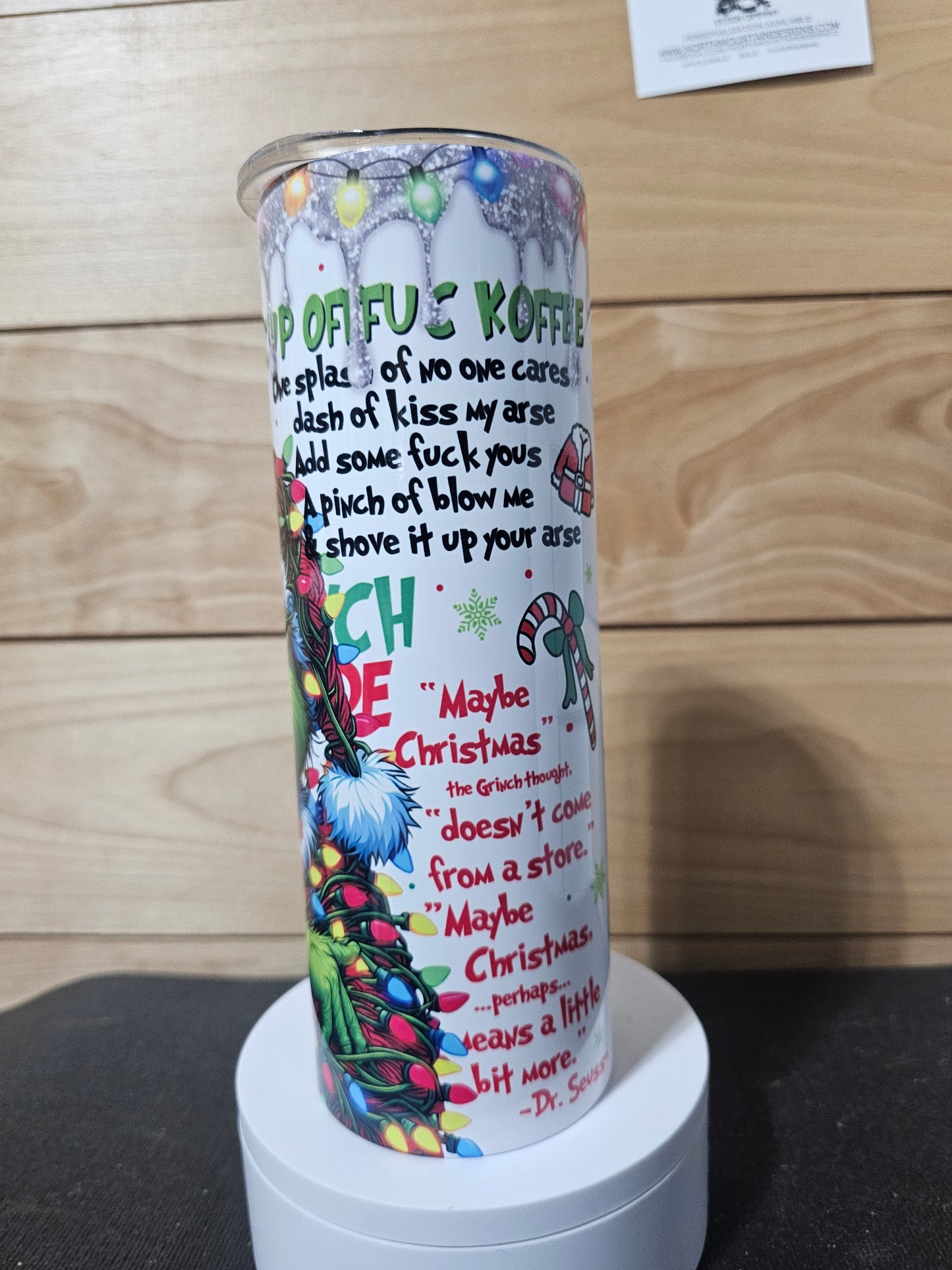 Grinchmas Green Guy 20oz Tumbler
