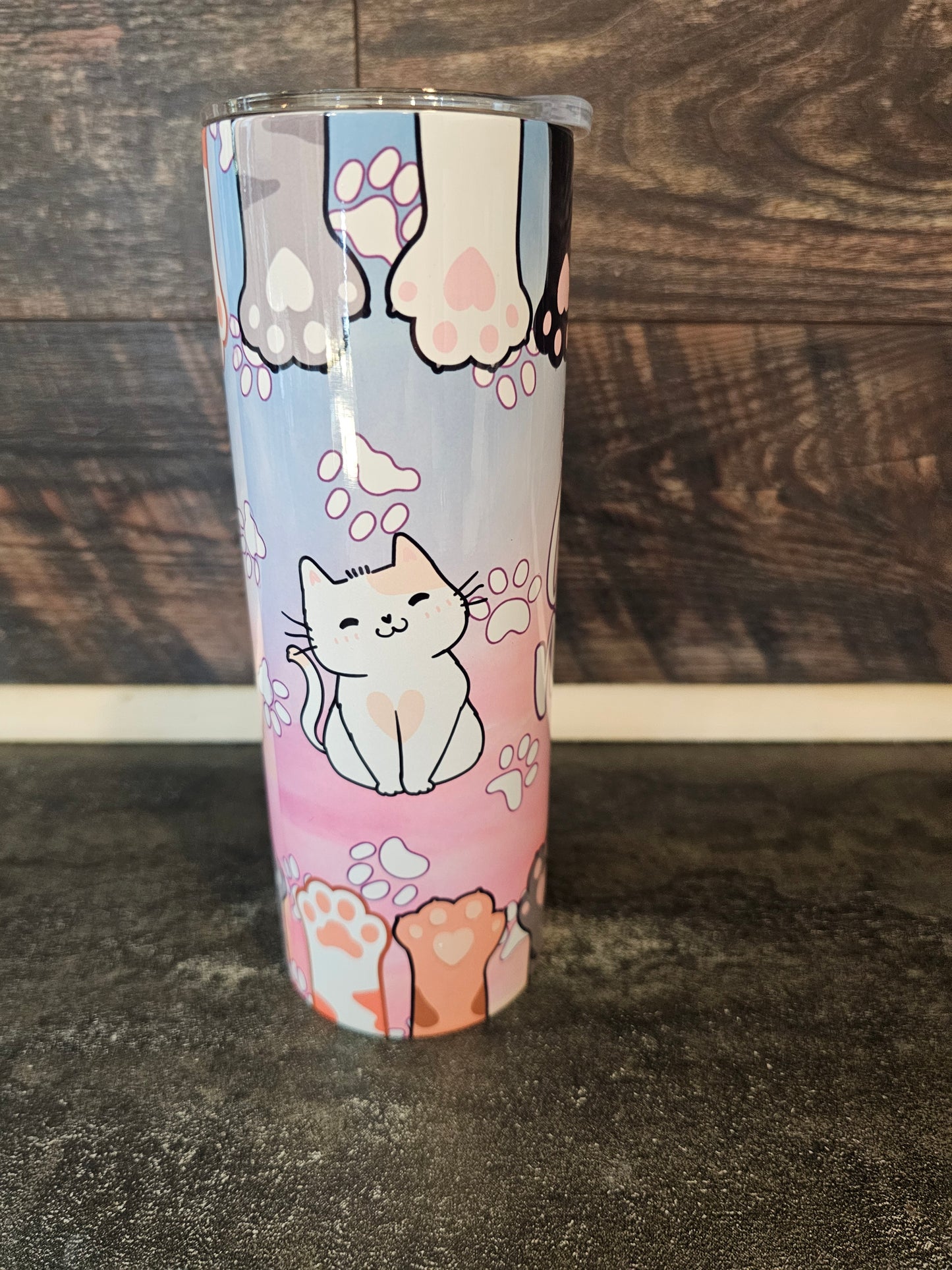 Cat Mom Paws 20oz Tumbler