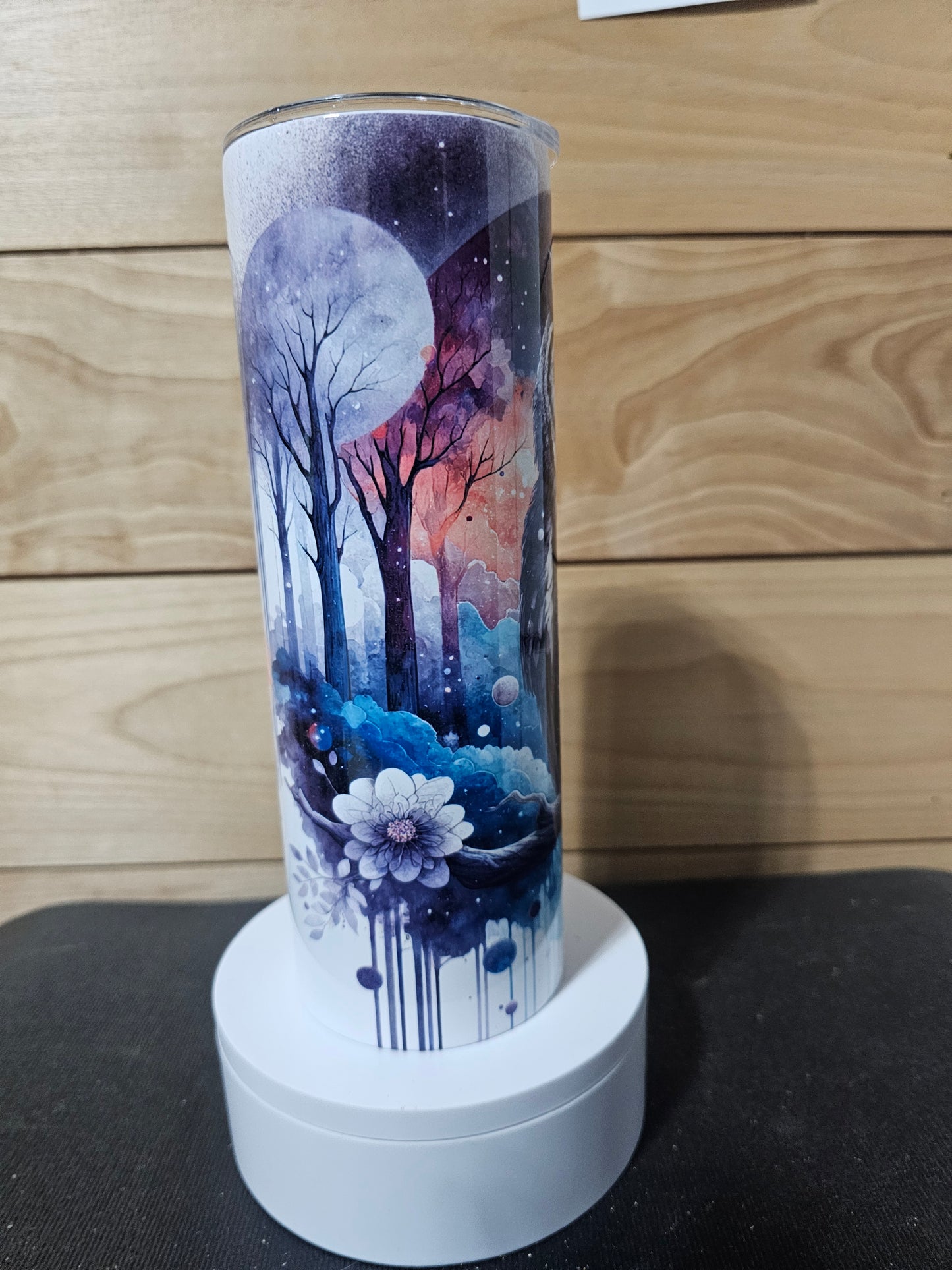 Owl Watercolor 20oz Tumbler