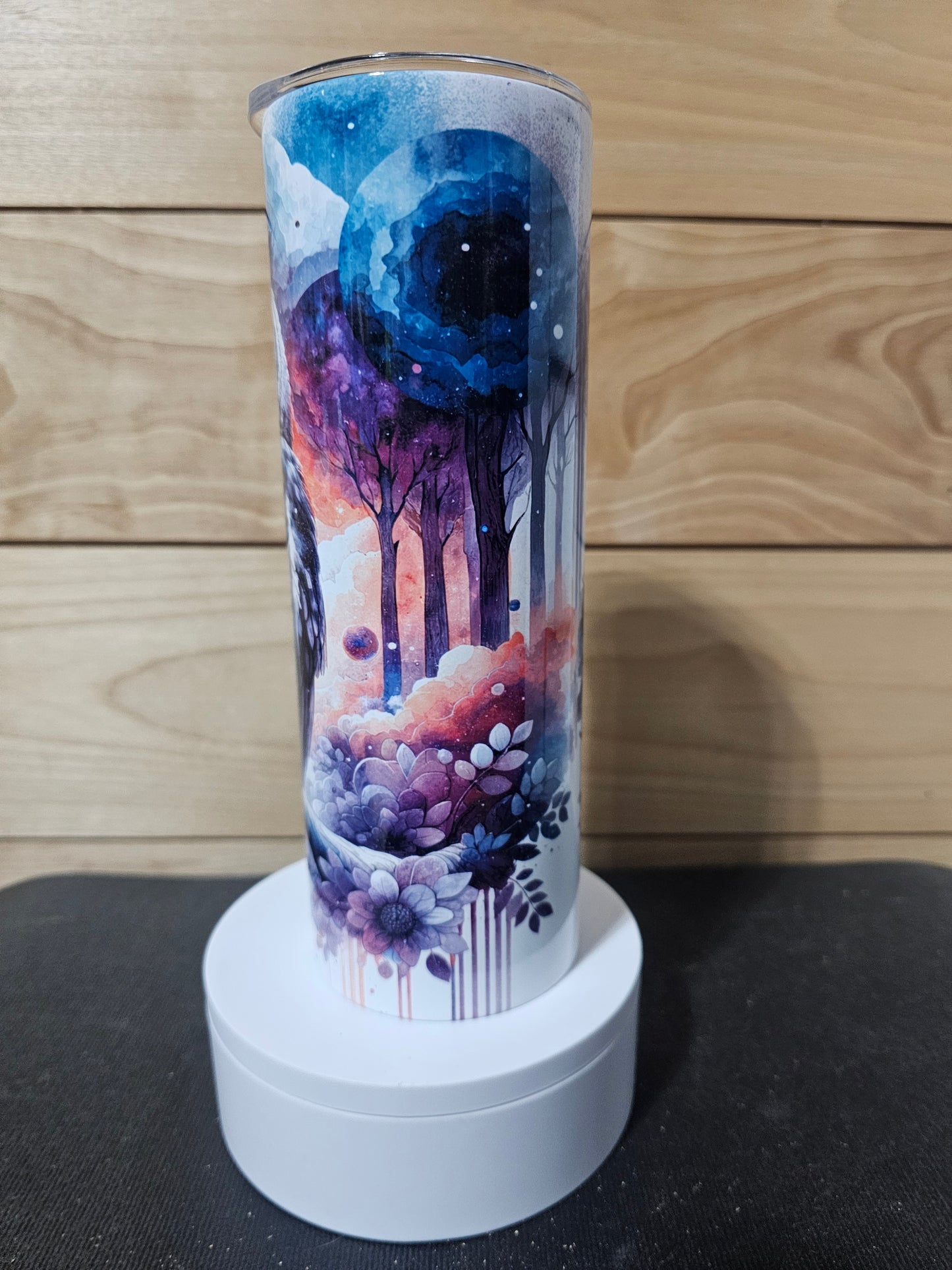 Owl Watercolor 20oz Tumbler