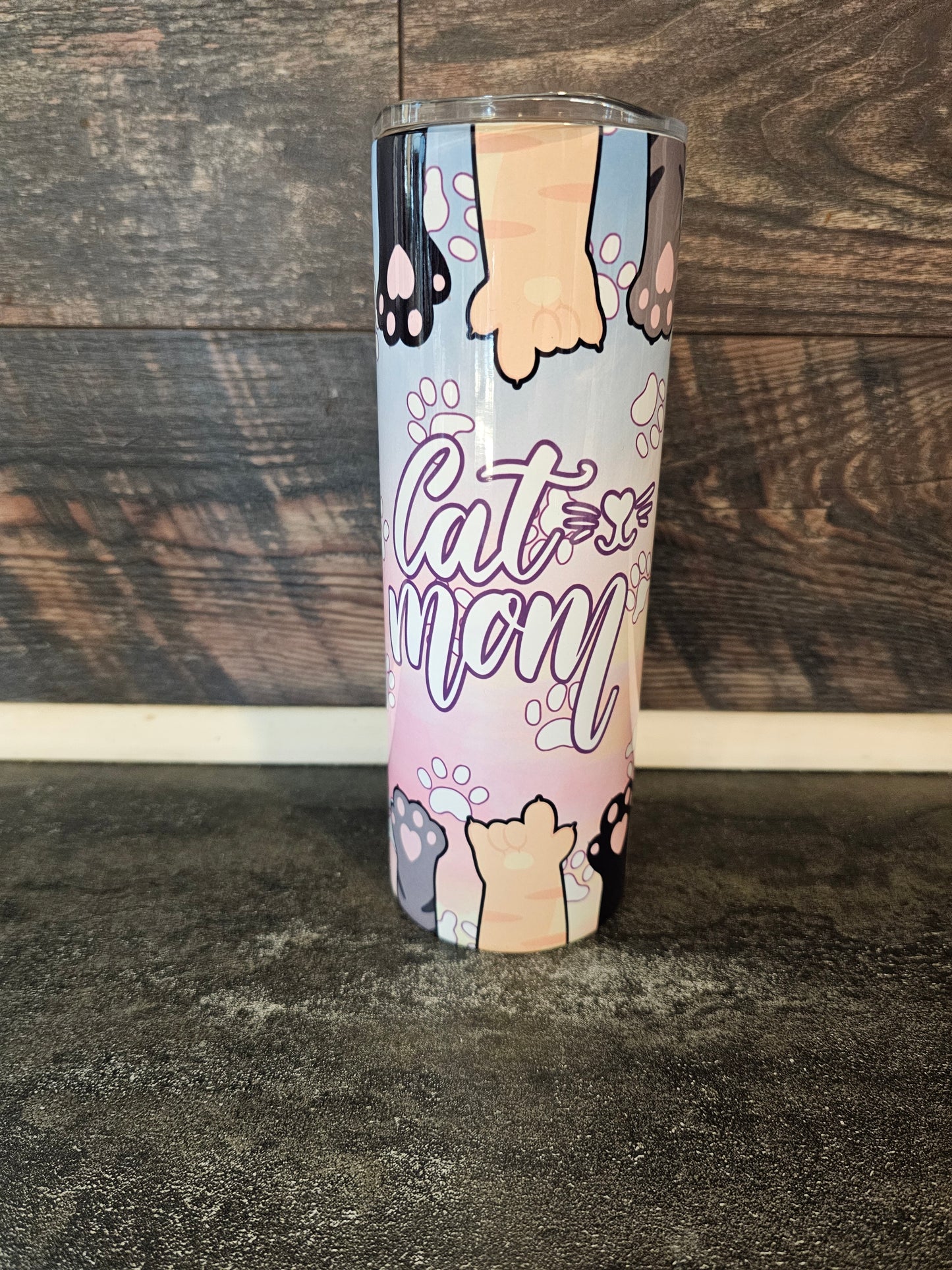 Cat Mom Paws 20oz Tumbler