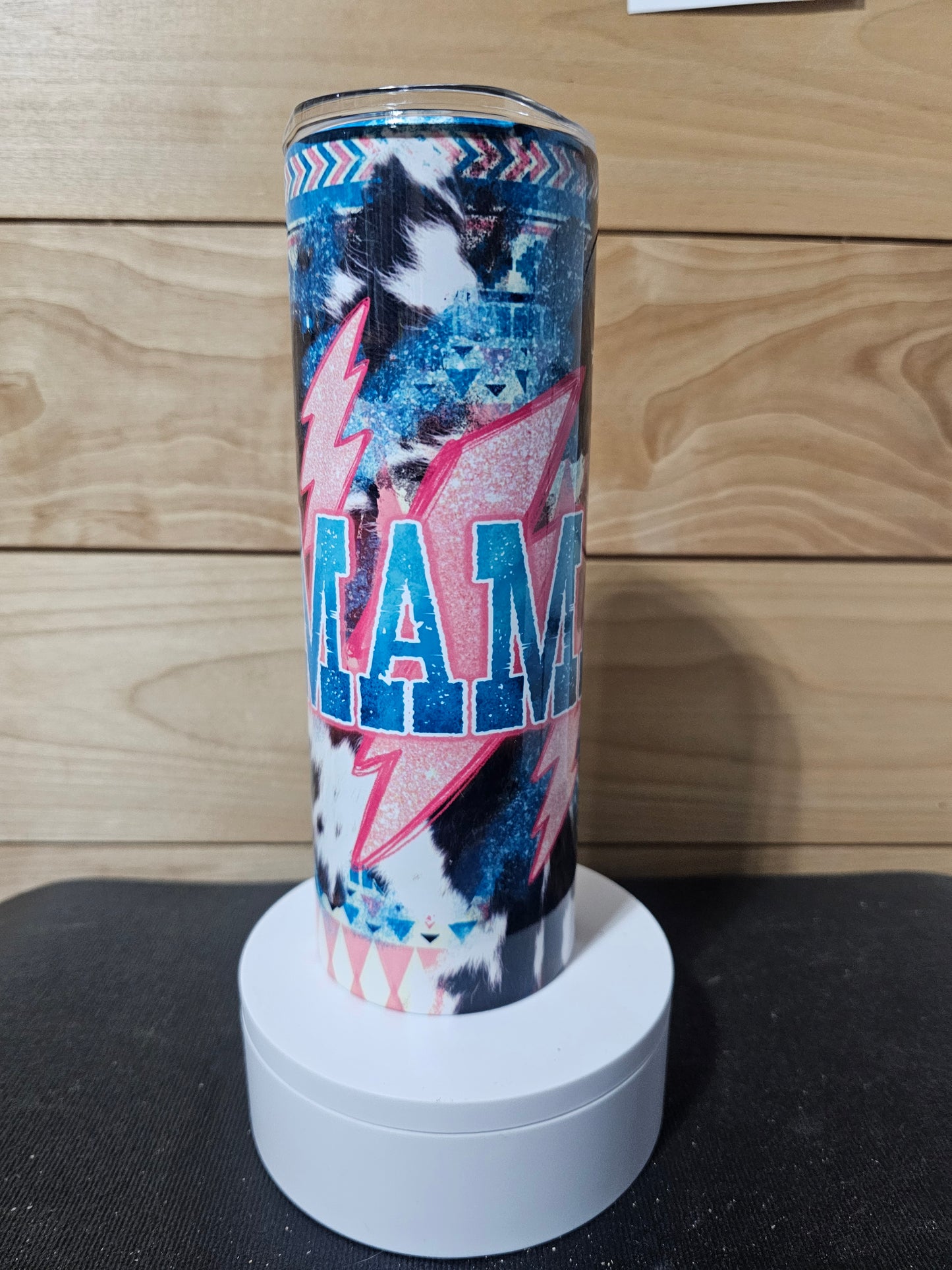 Mama Western Cowprint 20oz Tumbler