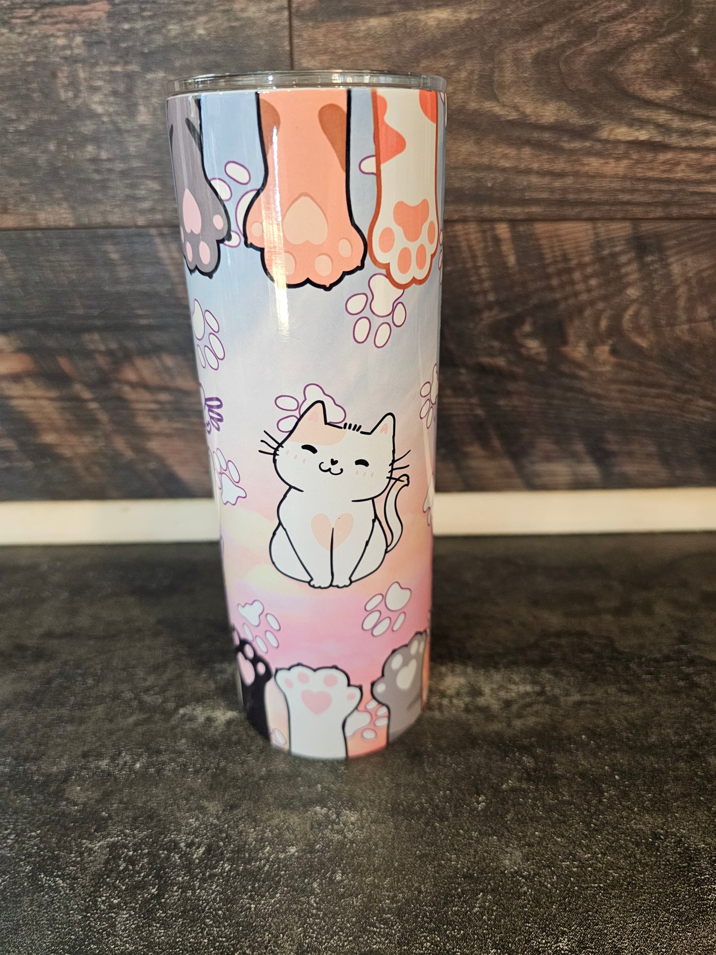 Cat Mom Paws 20oz Tumbler