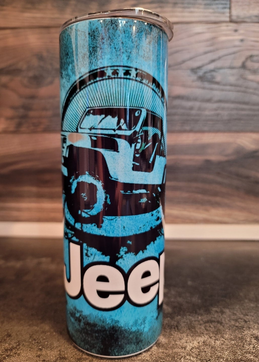 Jeep on blue 20oz