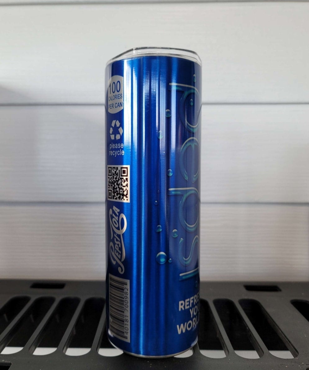 Pepsi on Silver 20oz