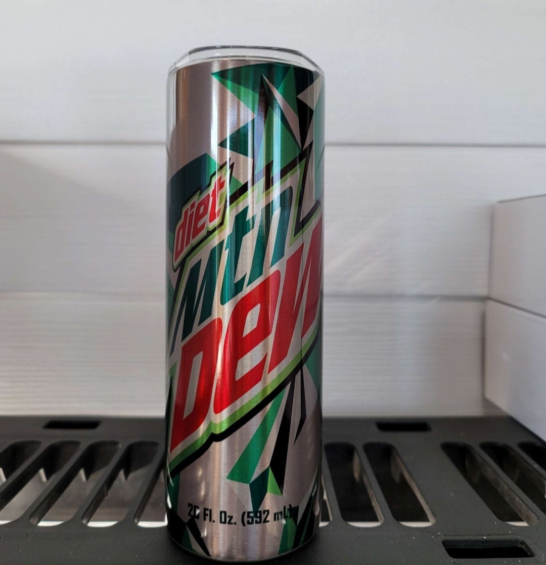 Diet Mtn Dew On Silver 20oz