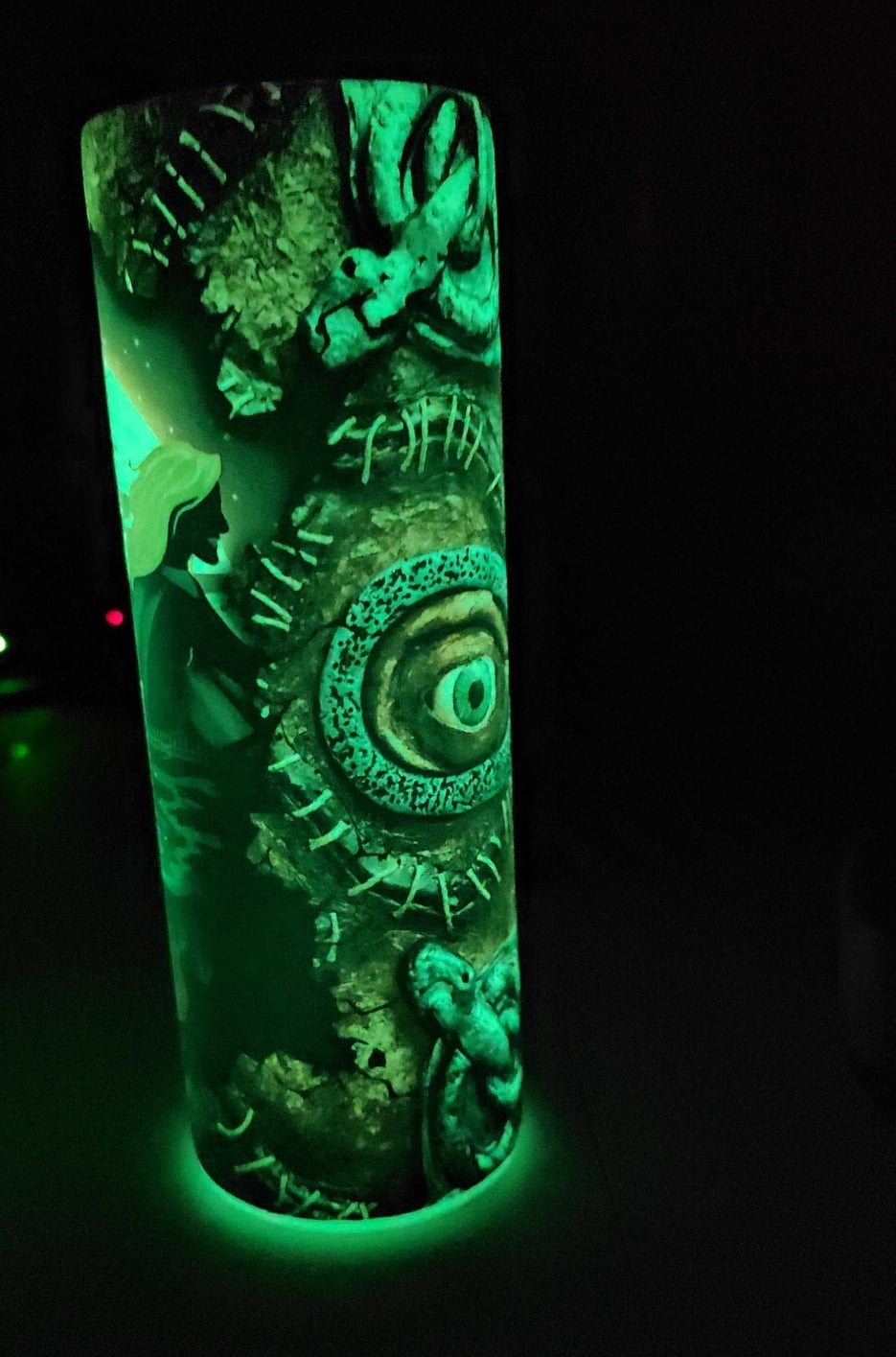 Witches Hocus On Book shown on glow