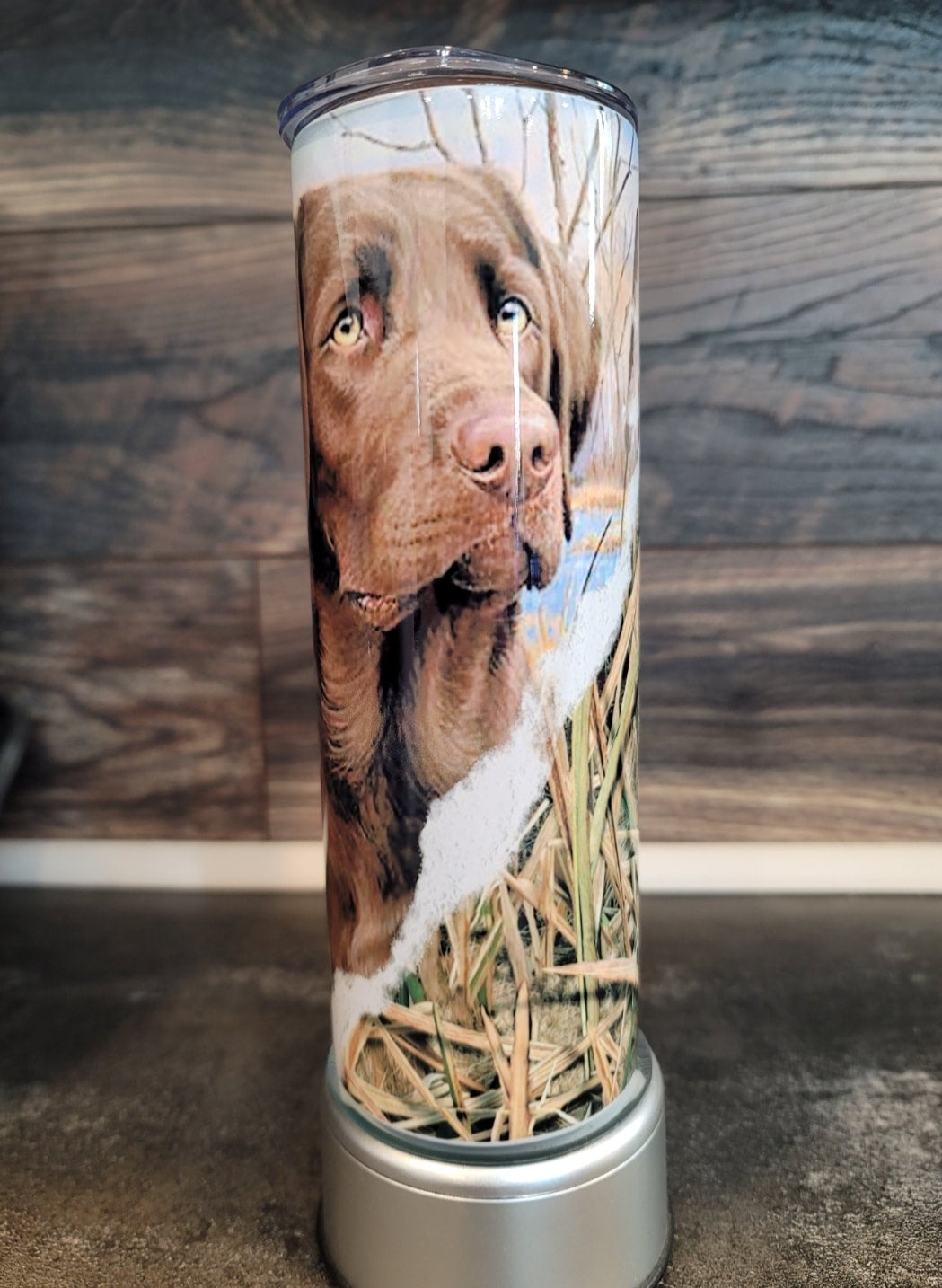 Chocolate Lab Upland Camo 20oz