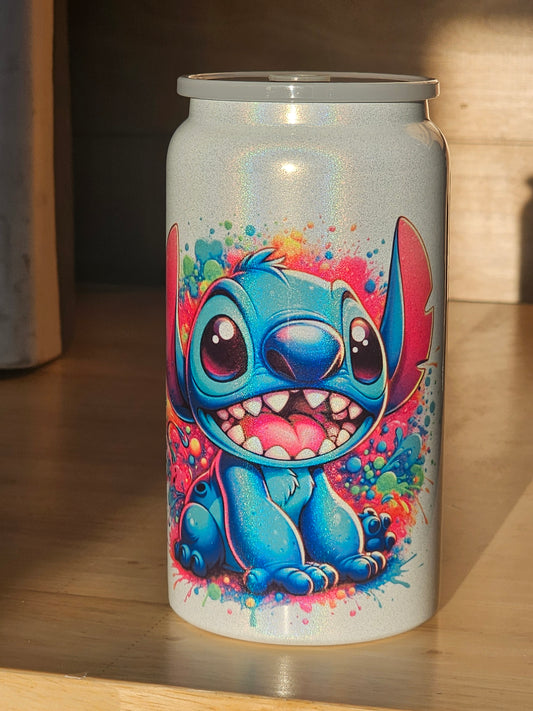 Blue Guy 16oz Libbey Tumbler