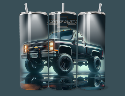 Chevy K10 Square 20oz Tumbler
