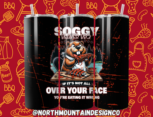 Soggy Beaver BBQ 20oz Tumbler