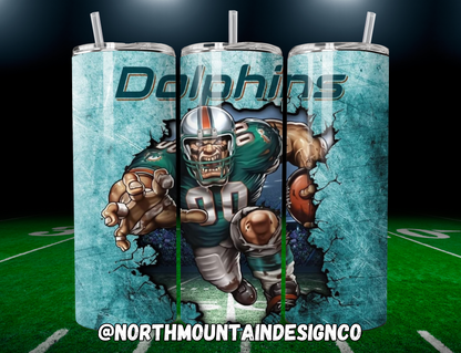 Football 20oz Insulated Tumblers