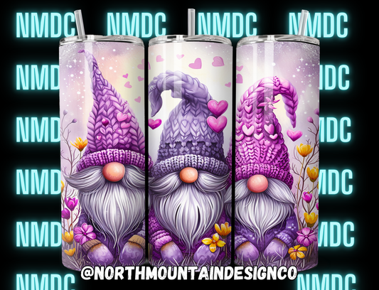 Purple/Pink Gnomes 20oz Tumbler