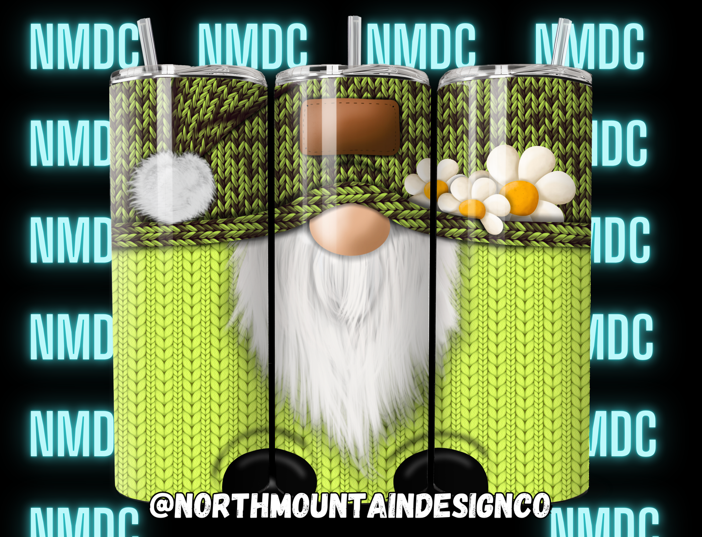 Cute Gnome Sweater 20oz Tumbler