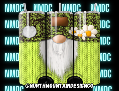 Cute Gnome Sweater 20oz Tumbler