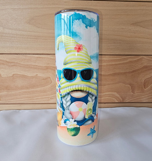 Beachy Gnome 20oz Tumbler
