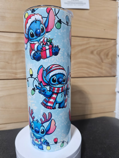 Little Blue Guy Christmas 20oz Tumbler