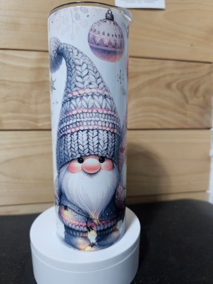 Holiday Gnome Christmas Lights 20oz Tumbler