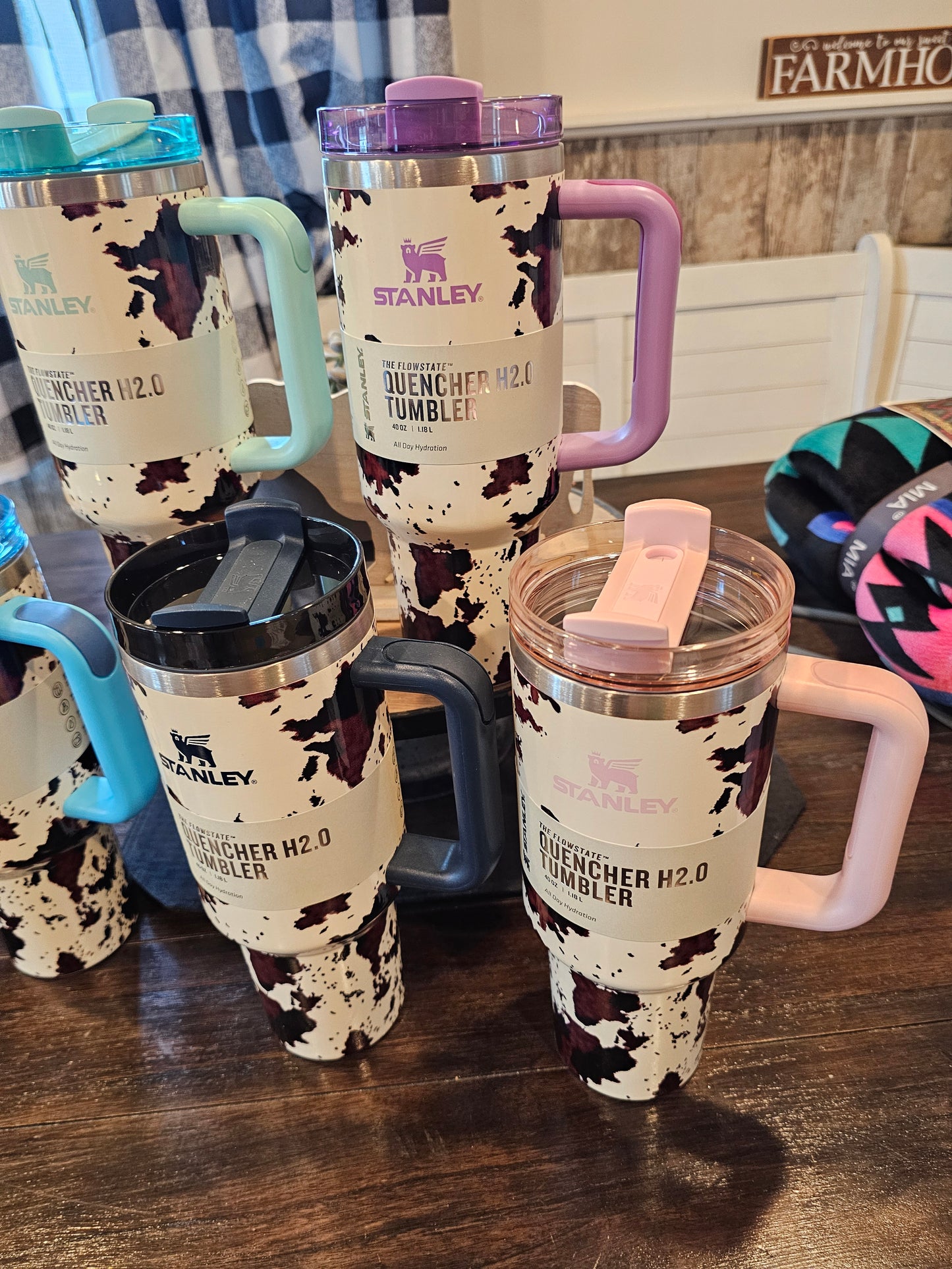 Cow Print 40oz Tumbler LIMITED