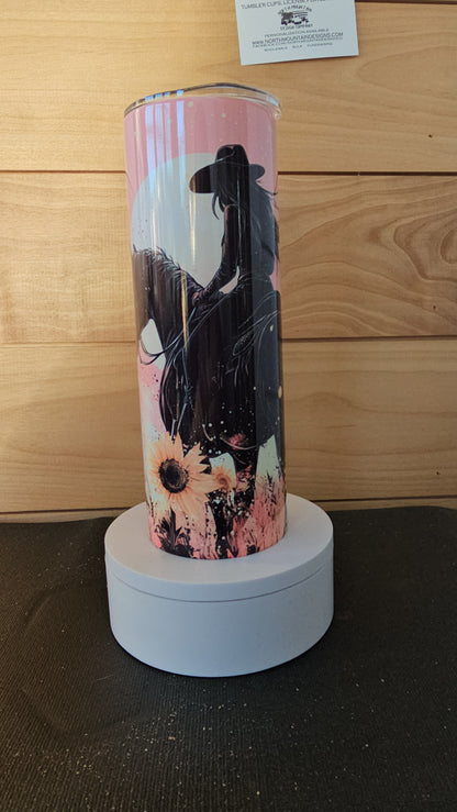 Cowgirl Wildflowers 20oz Tumbler