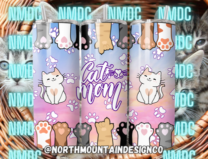 Cat Mom Paws 20oz Tumbler