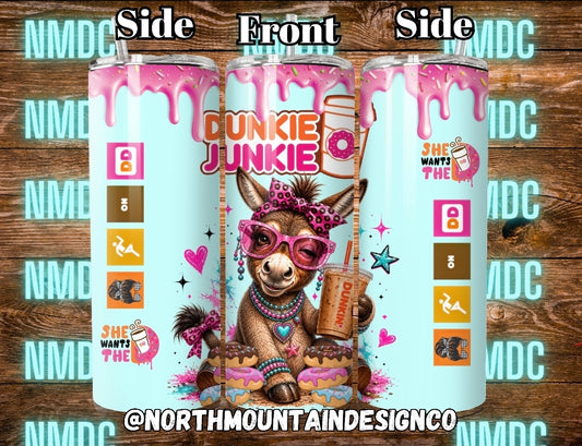 Dunkie Donkey 20oz Insulated Tumbler