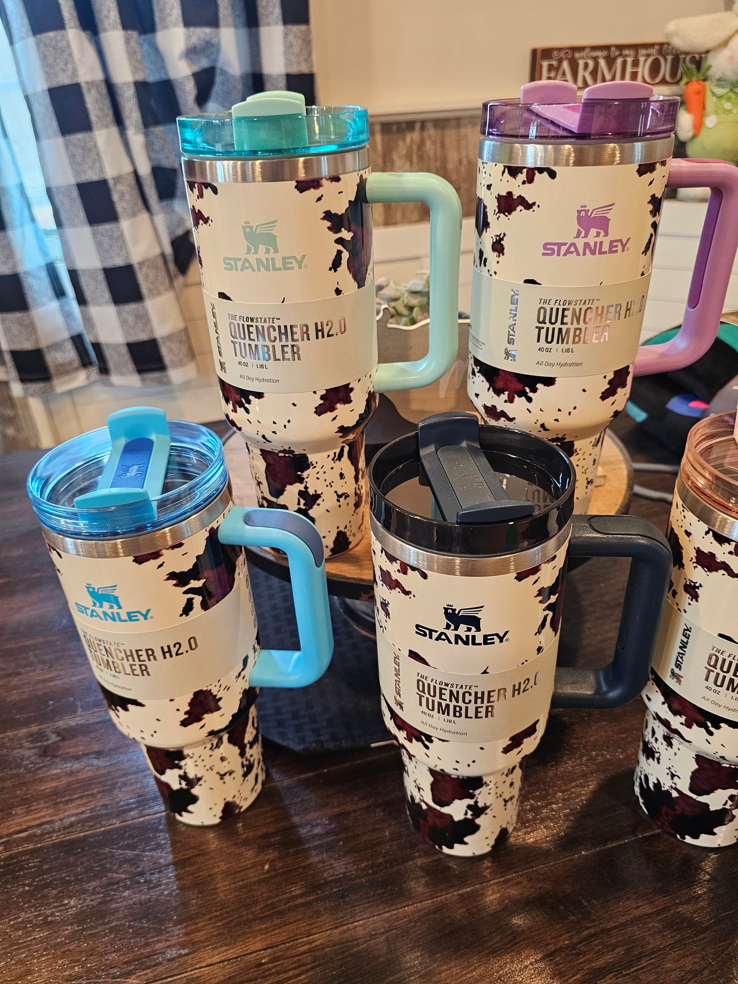 Cow Print 40oz Tumbler LIMITED