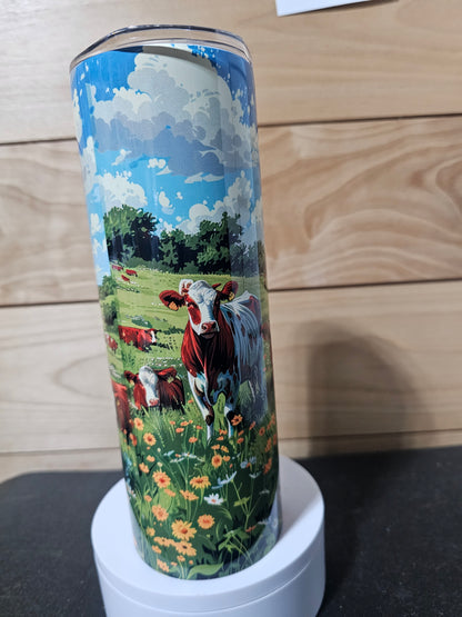 Field Of Cows 20oz Tumbler