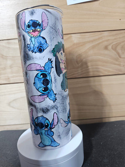 Little Blue Guy Sketch 20oz Tumbler