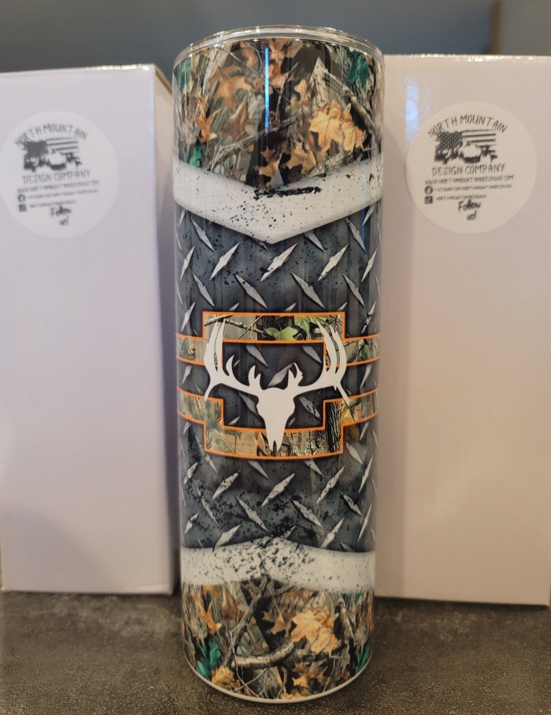 Camo Chevy Bowtie 20oz