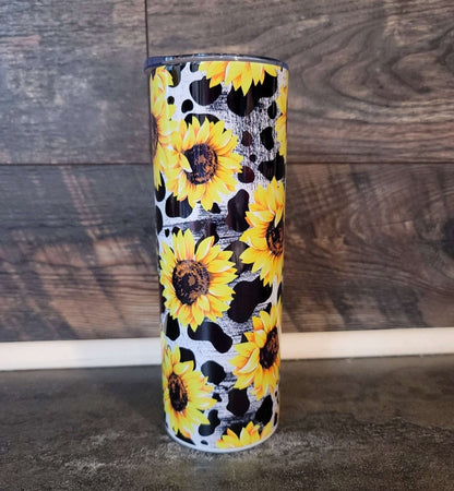 Cow Print Sunflower