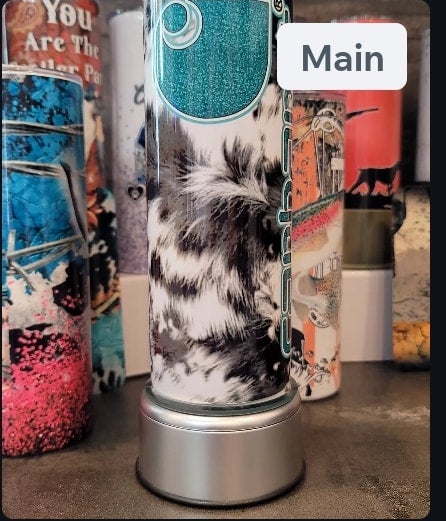 Cowhide C Teal