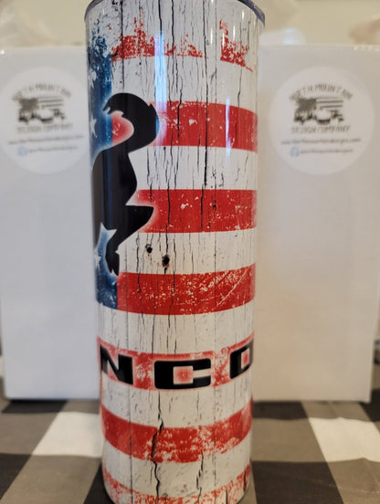 Ford Bronco on Flag